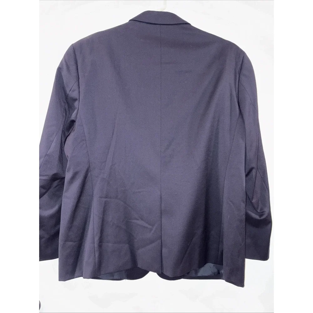 Joseph & Feiss Navy Blue Men's Blazer 44S‎ Sport Coat 100% Wool Executive Fit